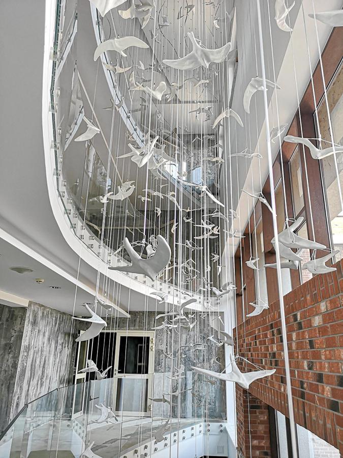 Willa Port Оструда Экстерьер фото The staircase