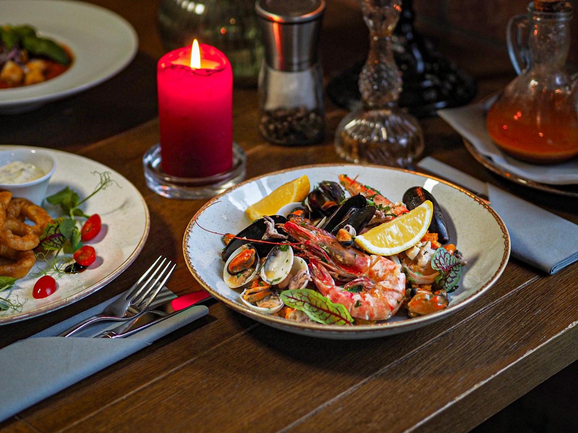 Willa Port Оструда Экстерьер фото Seafood salad