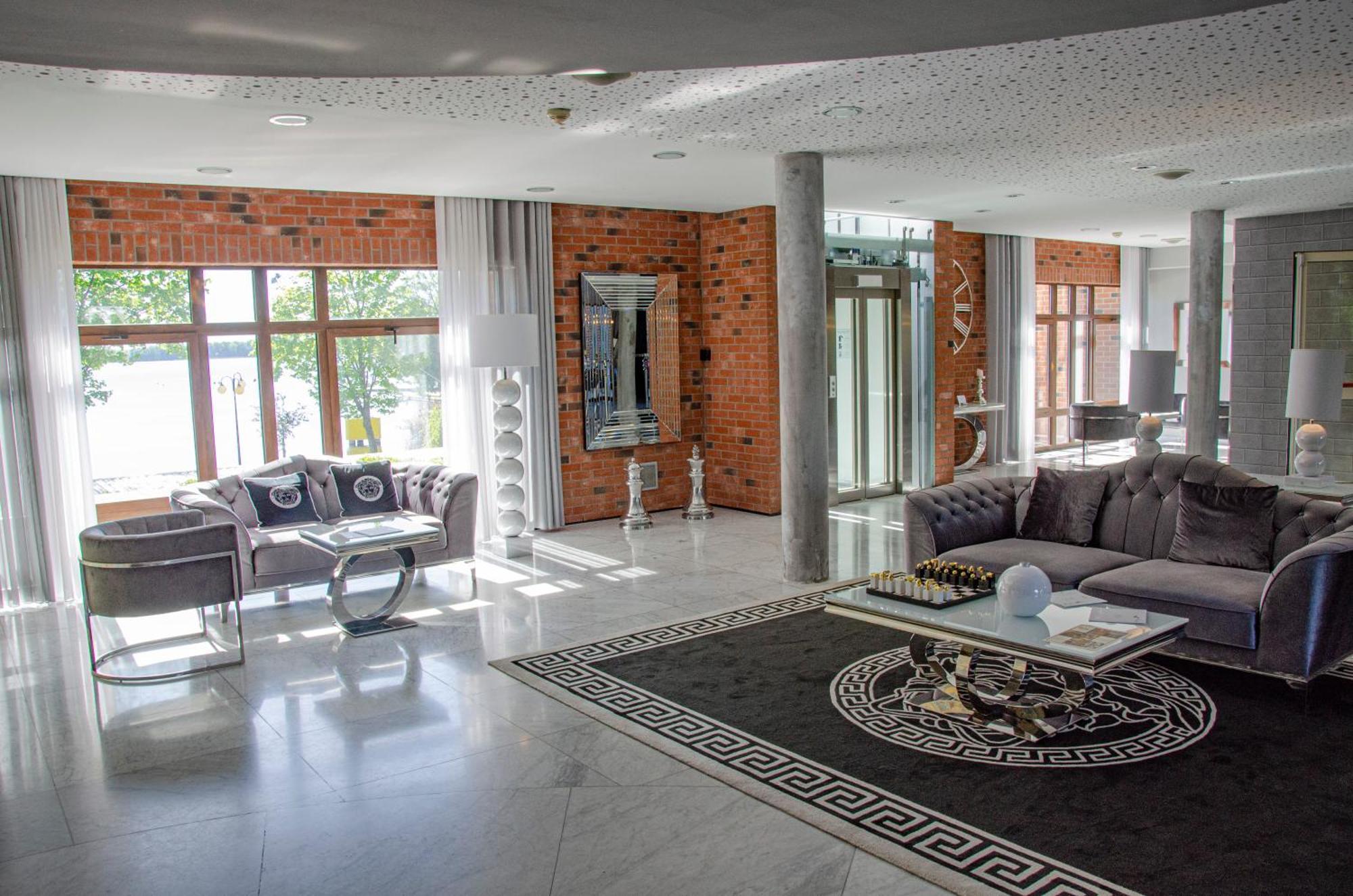 Willa Port Оструда Экстерьер фото Interior of the hotel